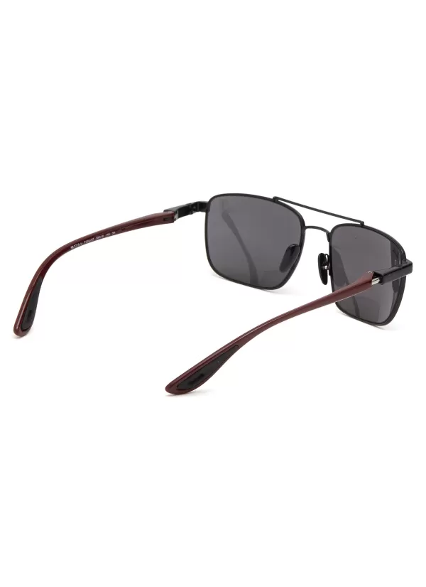 Eyewear>RAY BAN X Scuderia Ferrari Metal Square Sunglasses