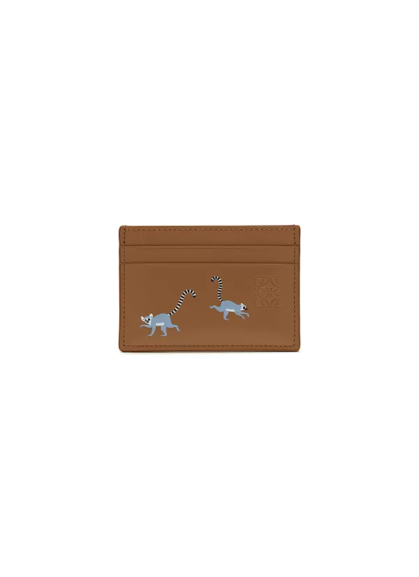 Small Leather Goods>LOEWE X Suna Fujita Lemur Leather Card Holder