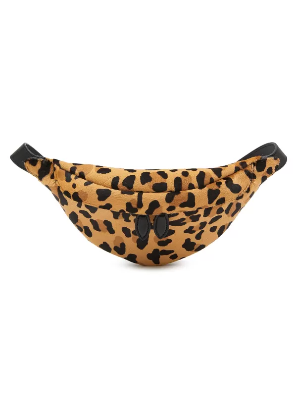 Crossbody>ALAÏA Xs Leopard Print Leather Bum Bag