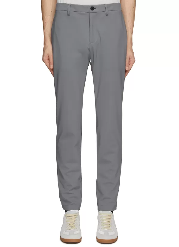 Pants>THEORY Zaine Straight Leg Flat Front Pants