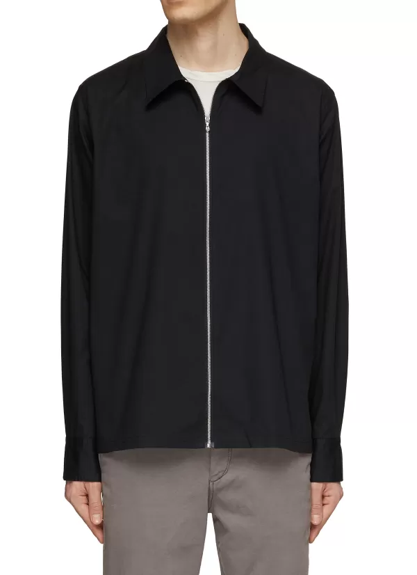 Jackets>RAG & BONE Zip Up Shirt Jacket