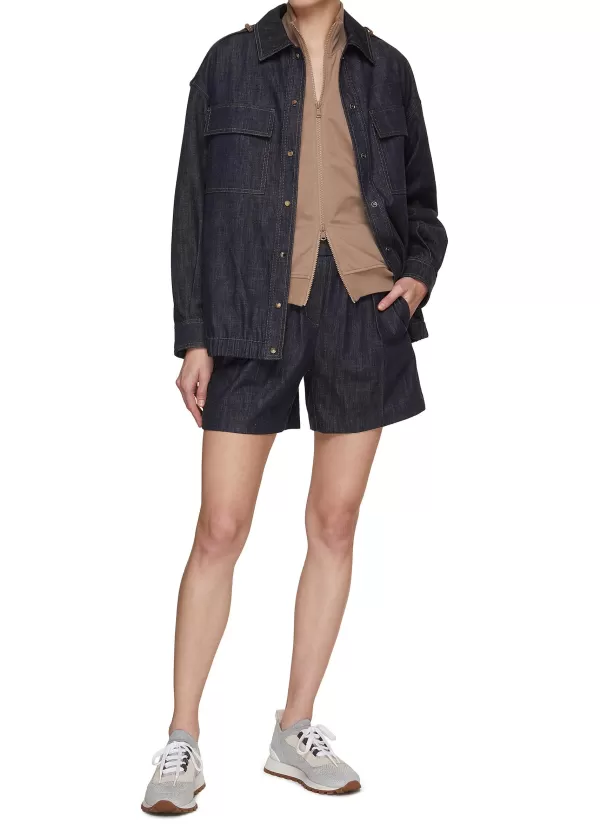 Jackets>BRUNELLO CUCINELLI Zip Up Track Jacket